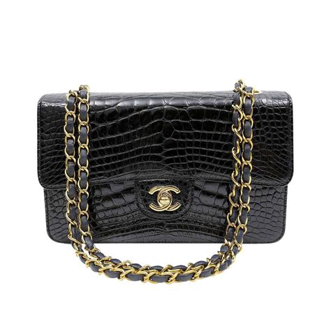 chanel alligator wallet used|chanel alligator bag On Sale .